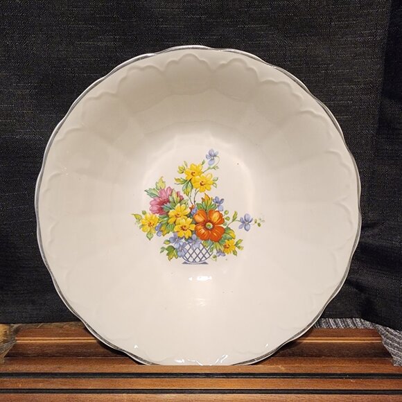 Pair of Bowls - Flower Pattern - Unknown Maker - Picture 4 of 8